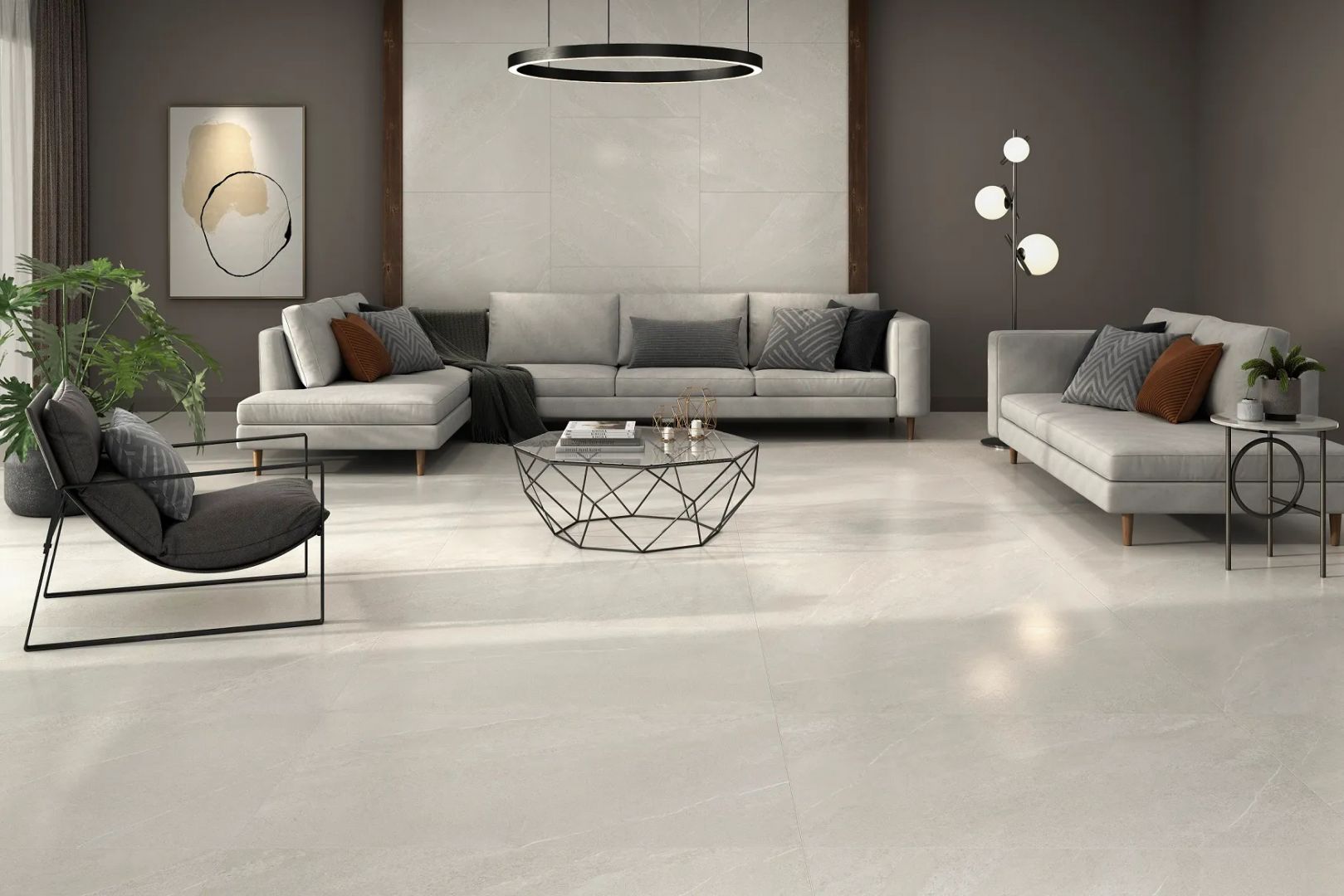Special Offer Satin Light Grey Tiles 60x120