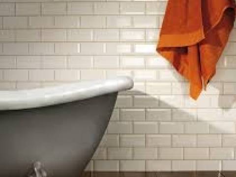 Bevelled Cream Tiles 7.5x15