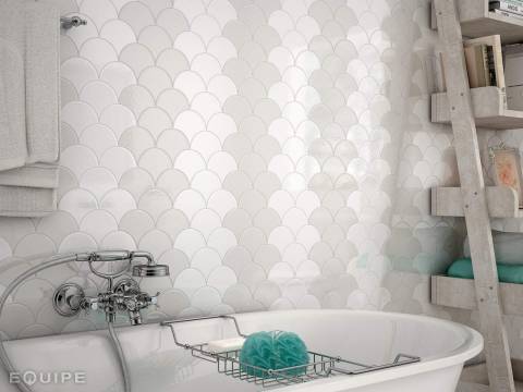 Fish Scale Shaped Tiles