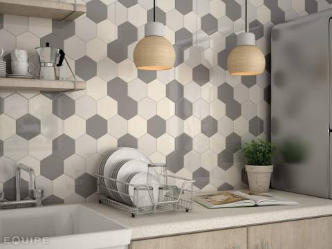 Colourful Hexagonal Tiles