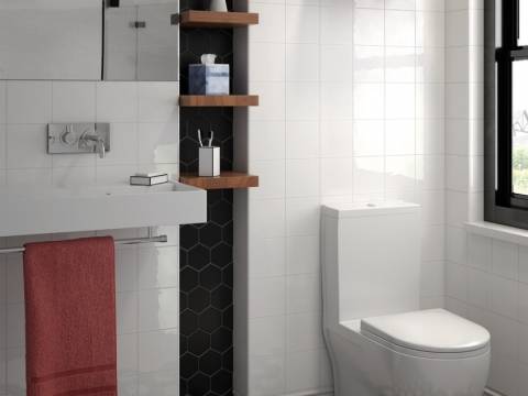 50% Off White Glossy Tiles 6"