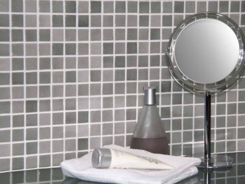 Antislip Mosaic Tiles - Grey