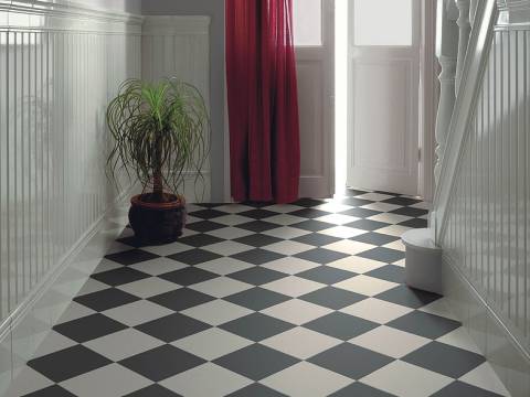 Black & White Victorian Tiles 20x20